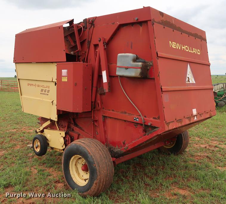 image for item DG3461 1985 New Holland 855 round baler