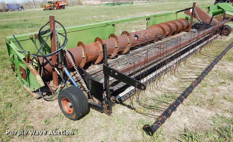 image for item DG5780 John Deere 222 head with Raki UD pickup head