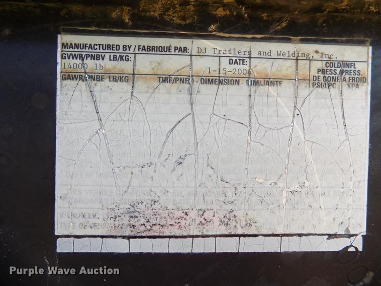 image for item FO9798 2004 DJ equipment trailer