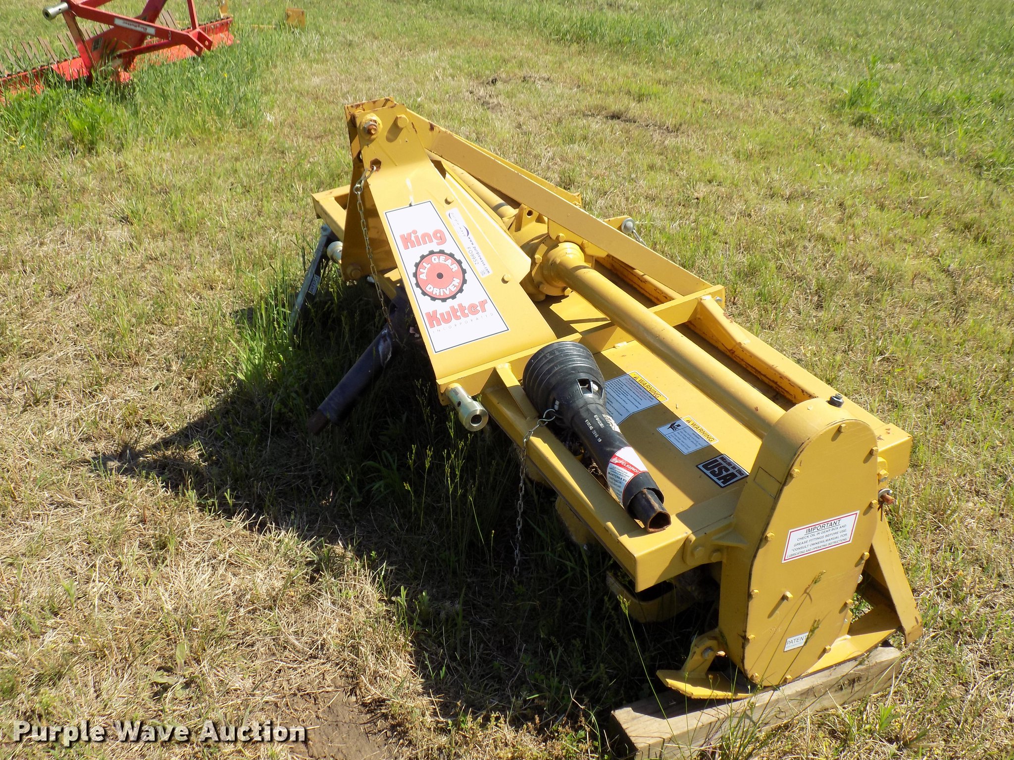 King Kutter TG72 rototiller in Skiatook, OK Item FO9952 sold Purple