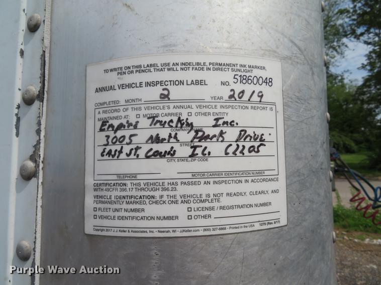 image for item DE8053 1997 Pines dry van trailer