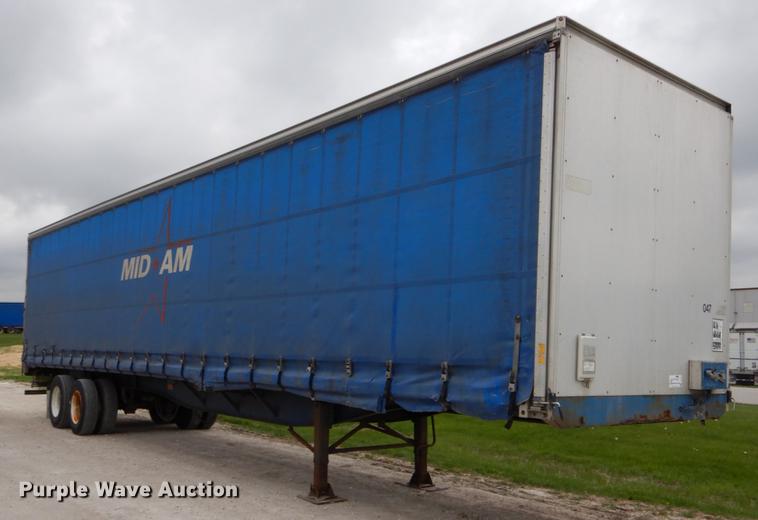 image for item DE8342 2002 Utility side curtain dry van trailer