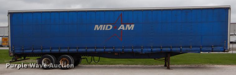 image for item DE8342 2002 Utility side curtain dry van trailer