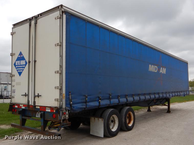 image for item DE8342 2002 Utility side curtain dry van trailer