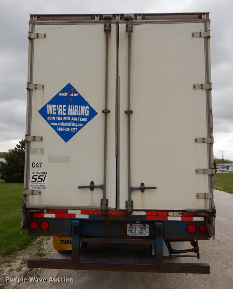 image for item DE8342 2002 Utility side curtain dry van trailer