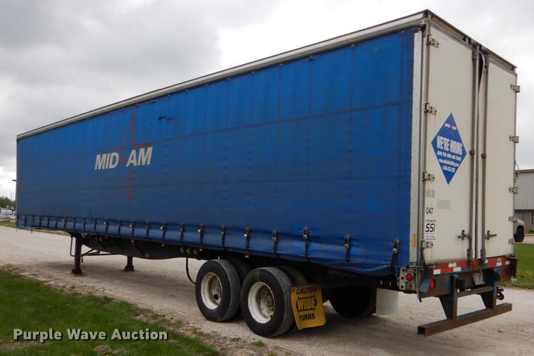 image for item DE8342 2002 Utility side curtain dry van trailer