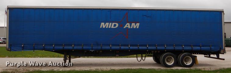 image for item DE8342 2002 Utility side curtain dry van trailer