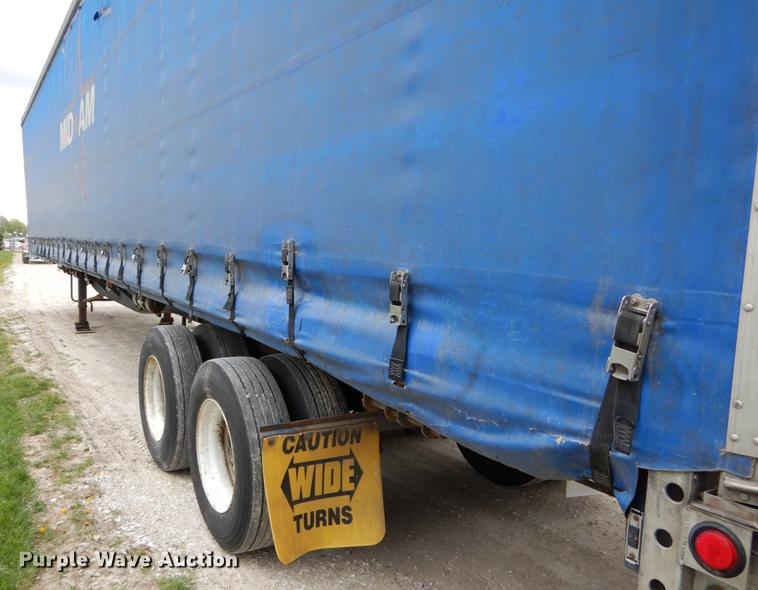 image for item DE8342 2002 Utility side curtain dry van trailer