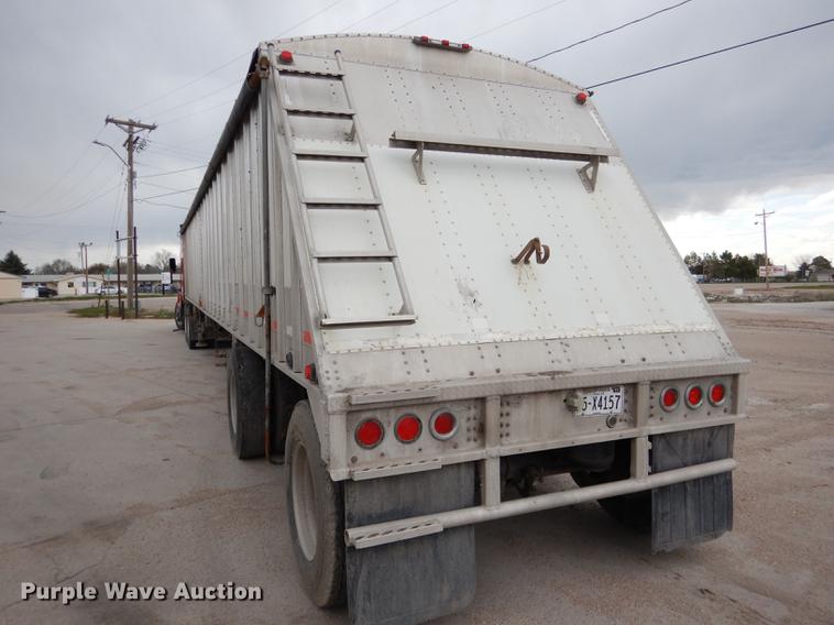 image for item DG5785 2003 Corn Husker 800 double hopper bottom grain trailer