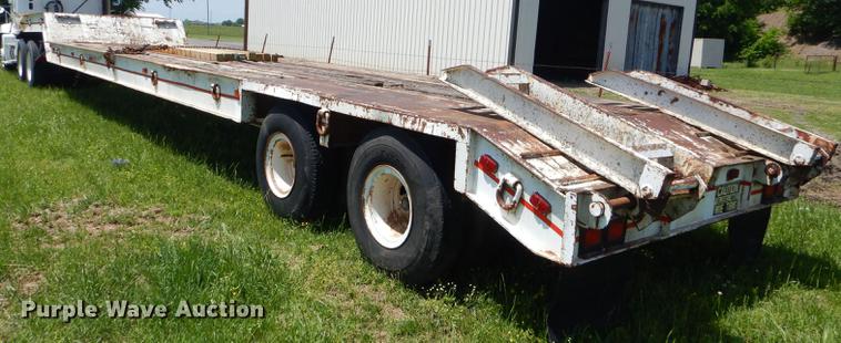 image for item FH9417 1982 Kayln RLP70 drop deck equipment trailer