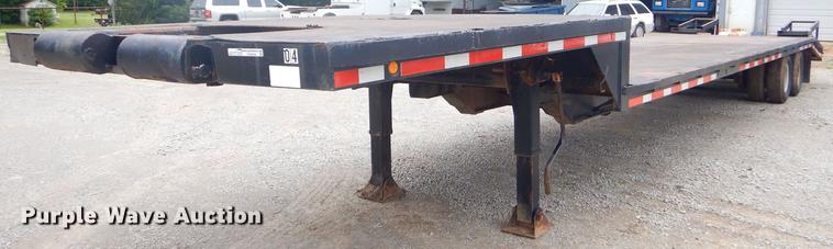 image for item FH9430 1978 Triangle drop deck equipment trailer