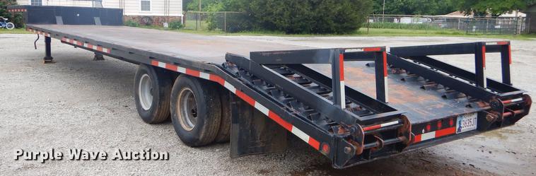 image for item FH9430 1978 Triangle drop deck equipment trailer