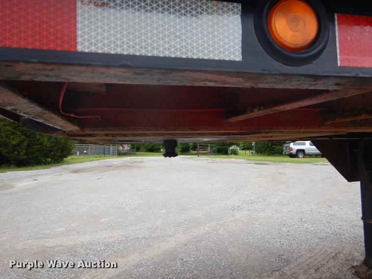 image for item FH9430 1978 Triangle drop deck equipment trailer