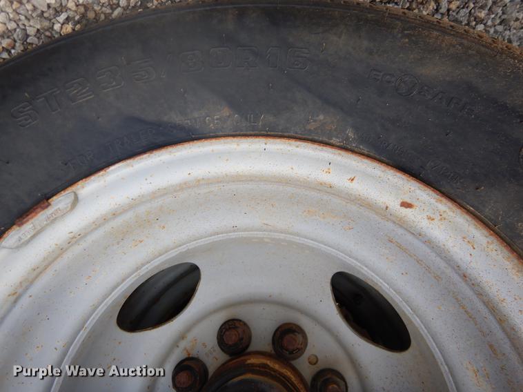 image for item FH9430 1978 Triangle drop deck equipment trailer