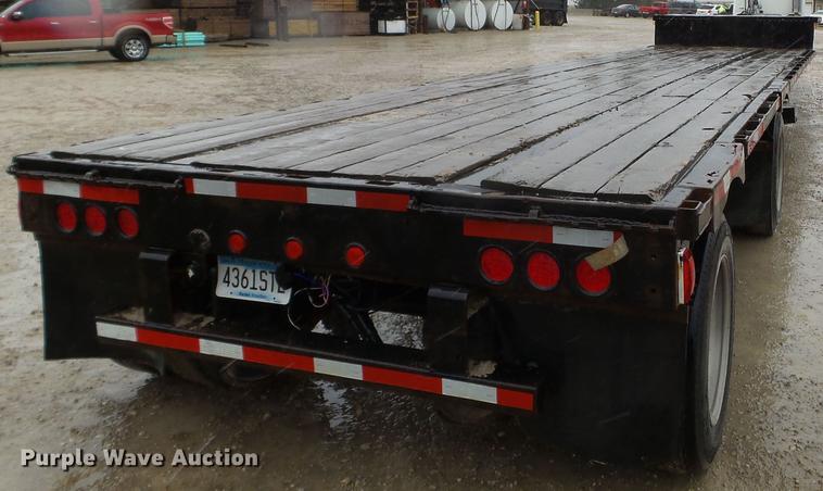 image for item FM9341 2002 Transcraft drop deck trailer
