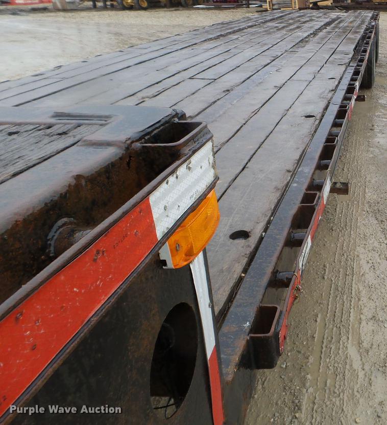 image for item FM9341 2002 Transcraft drop deck trailer