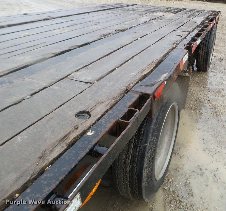 image for item FM9341 2002 Transcraft drop deck trailer