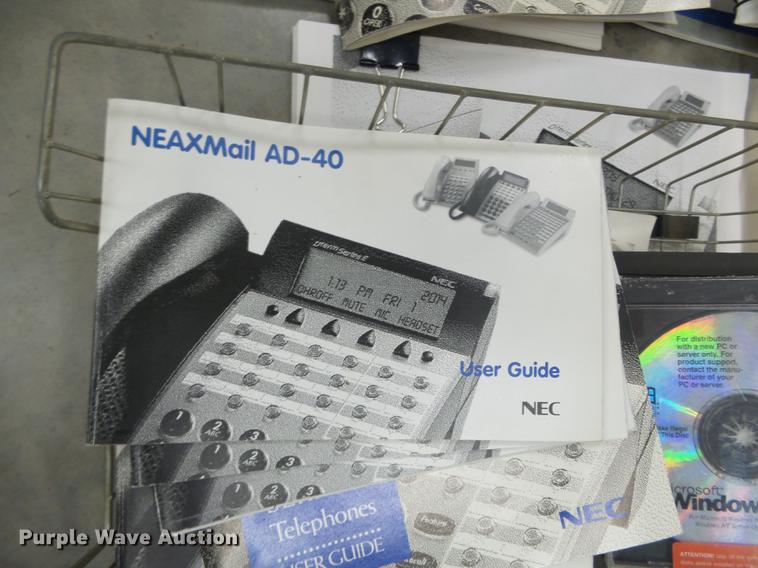image for item CD9619 NEC Neaxmail AD40 phone system