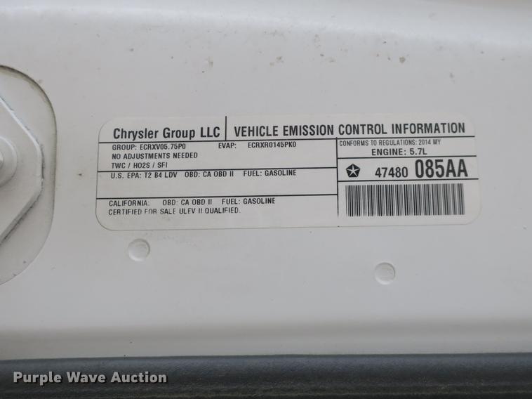 image for item DB8770 2014 Dodge Charger Police