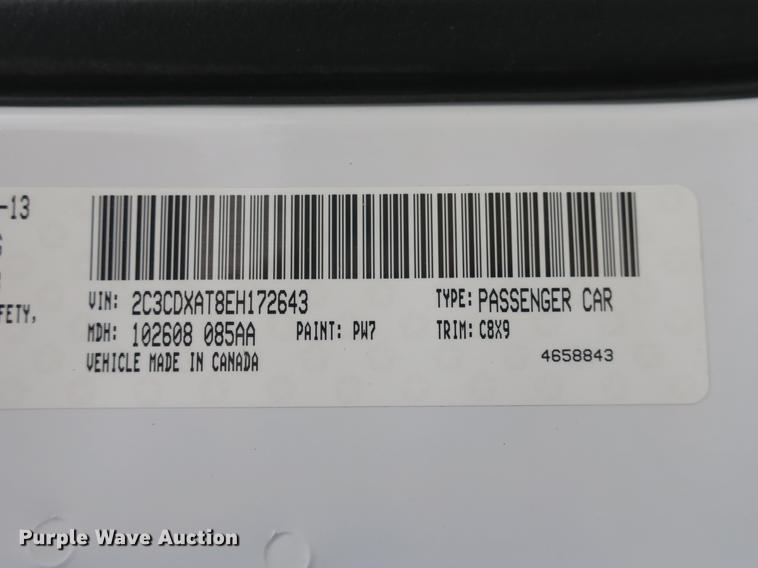 image for item DB8770 2014 Dodge Charger Police