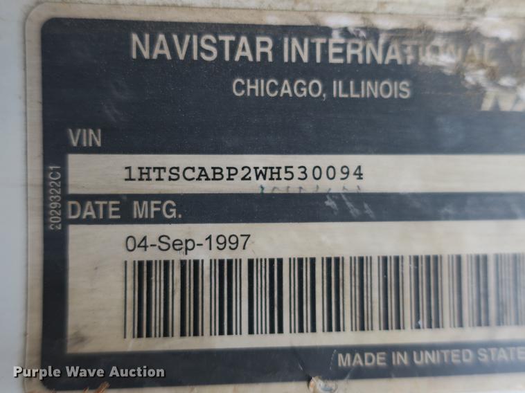 image for item DB8771 1998 International 4700 dump truck