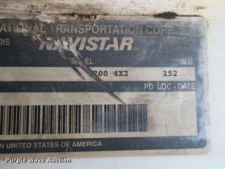 image for item DB8771 1998 International 4700 dump truck