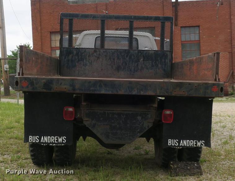 image for item DB8772 1984 Chevrolet C70 flat dump bed truck