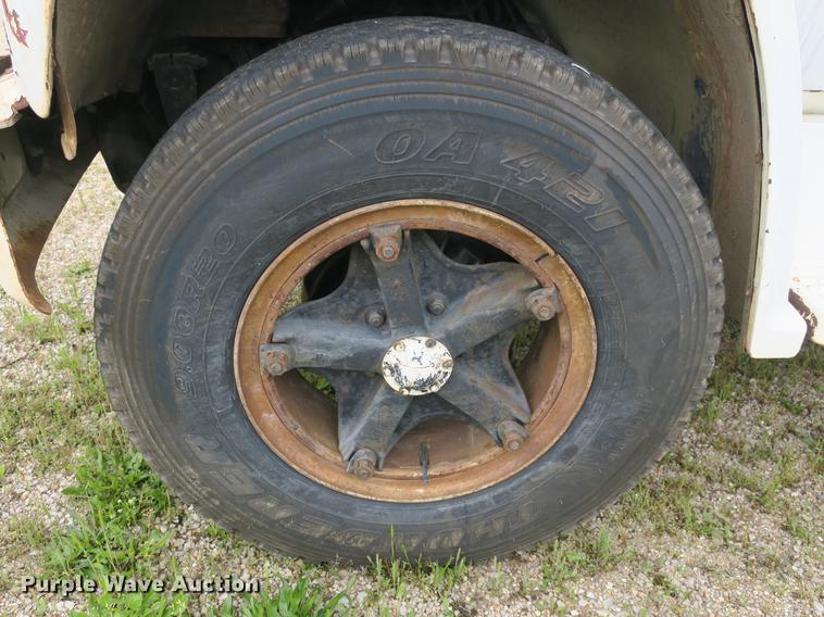 image for item DB8772 1984 Chevrolet C70 flat dump bed truck