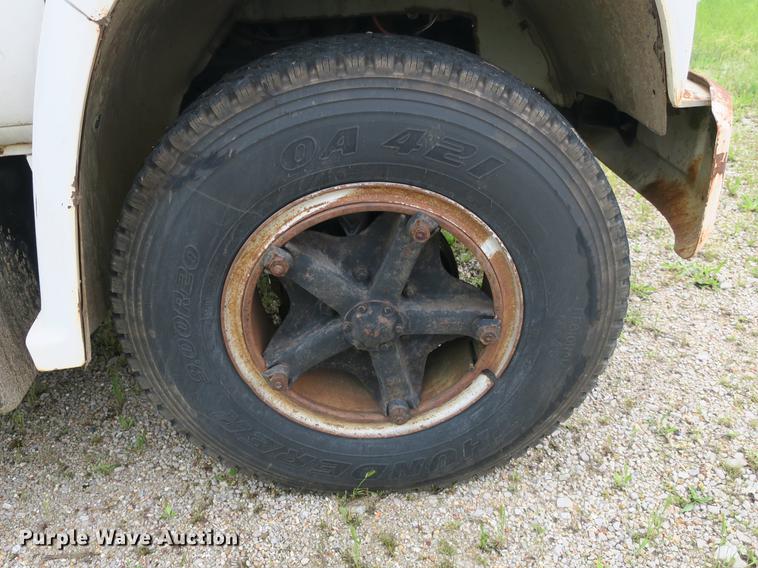 image for item DB8772 1984 Chevrolet C70 flat dump bed truck