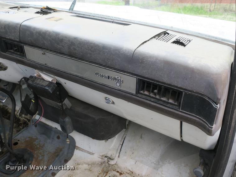 image for item DB8772 1984 Chevrolet C70 flat dump bed truck