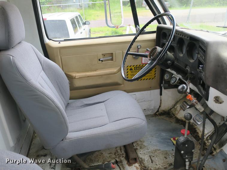 image for item DB8772 1984 Chevrolet C70 flat dump bed truck