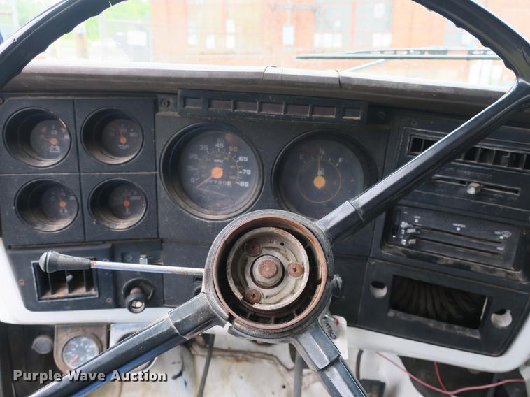 image for item DB8772 1984 Chevrolet C70 flat dump bed truck