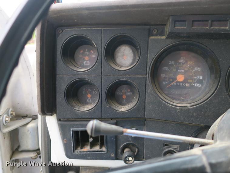 image for item DB8772 1984 Chevrolet C70 flat dump bed truck