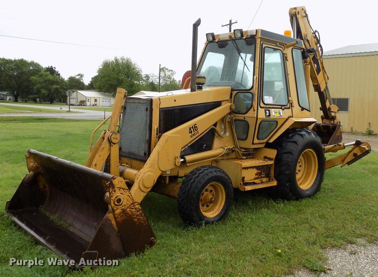 image for item DB9654 1991 Caterpillar 416 Series II backhoe