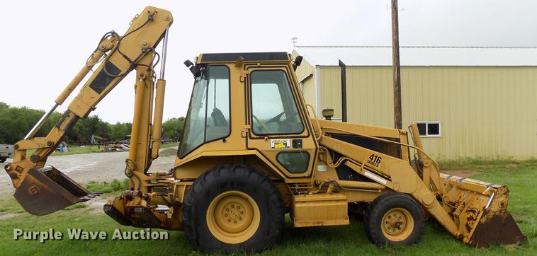 image for item DB9654 1991 Caterpillar 416 Series II backhoe