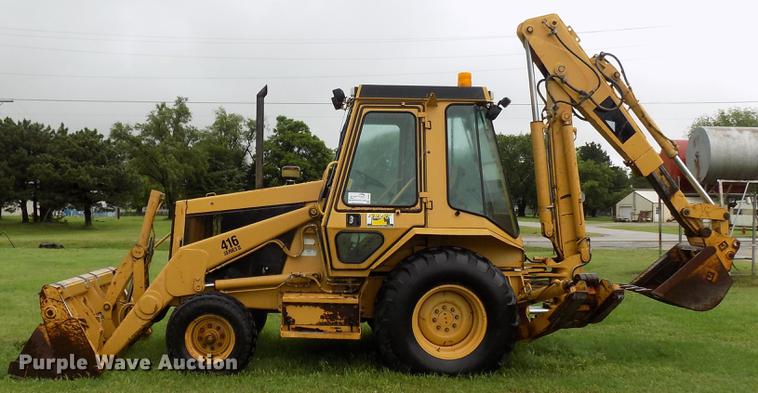 image for item DB9654 1991 Caterpillar 416 Series II backhoe