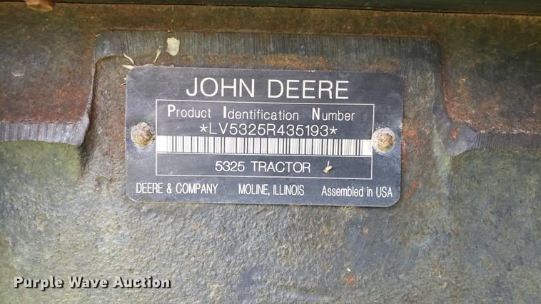 image for item DD4702 2008 John Deere 5325 tractor