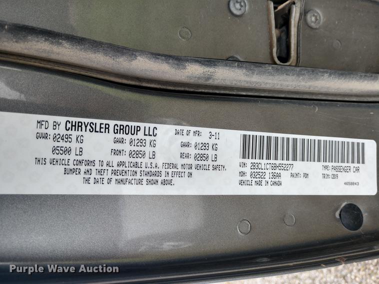 image for item DD6965 2011 Dodge Charger Police