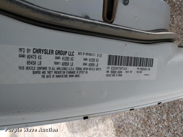 image for item DD6974 2013 Dodge Charger Police