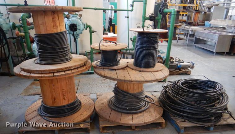 image for item DE1247 (6) partial spools of cable
