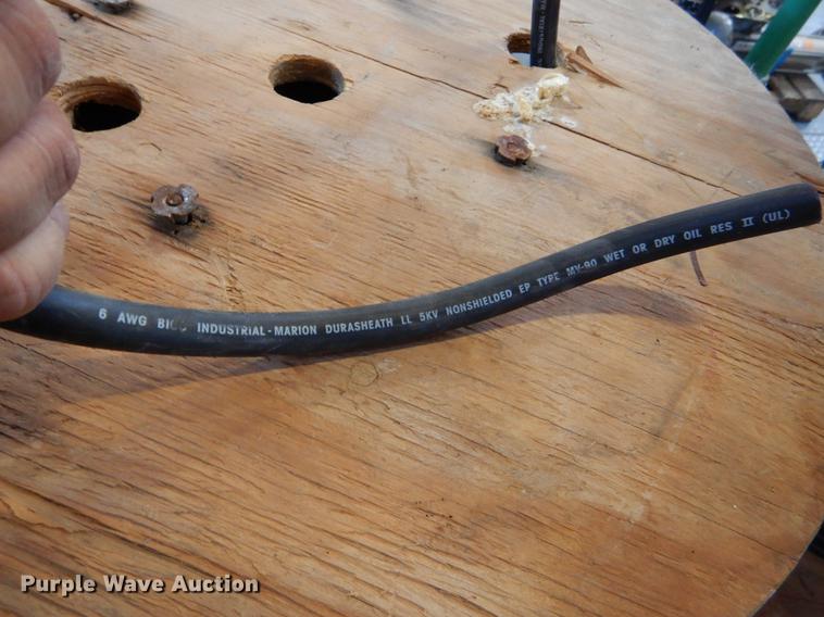 image for item DE1247 (6) partial spools of cable