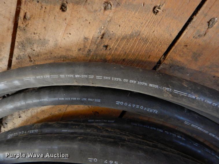 image for item DE1247 (6) partial spools of cable