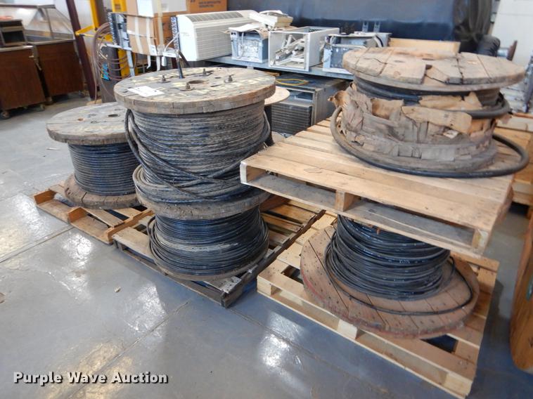 image for item DE1248 (7) partial rolls of cable/wire