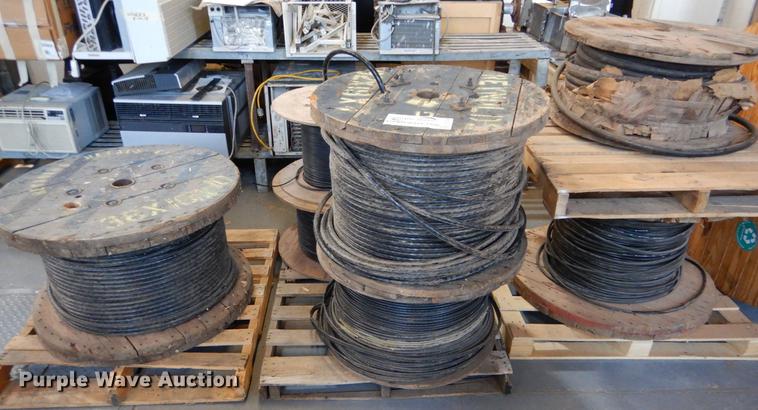 image for item DE1248 (7) partial rolls of cable/wire
