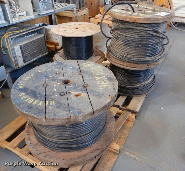image for item DE1248 (7) partial rolls of cable/wire