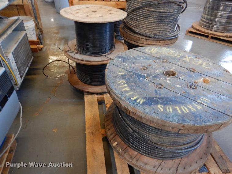image for item DE1248 (7) partial rolls of cable/wire