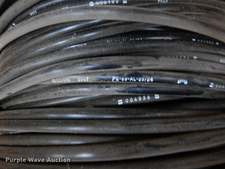 image for item DE1248 (7) partial rolls of cable/wire