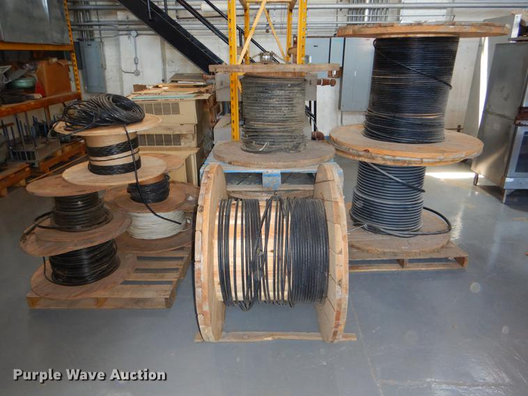 image for item DE1252 (11) partial rolls of cable/wire