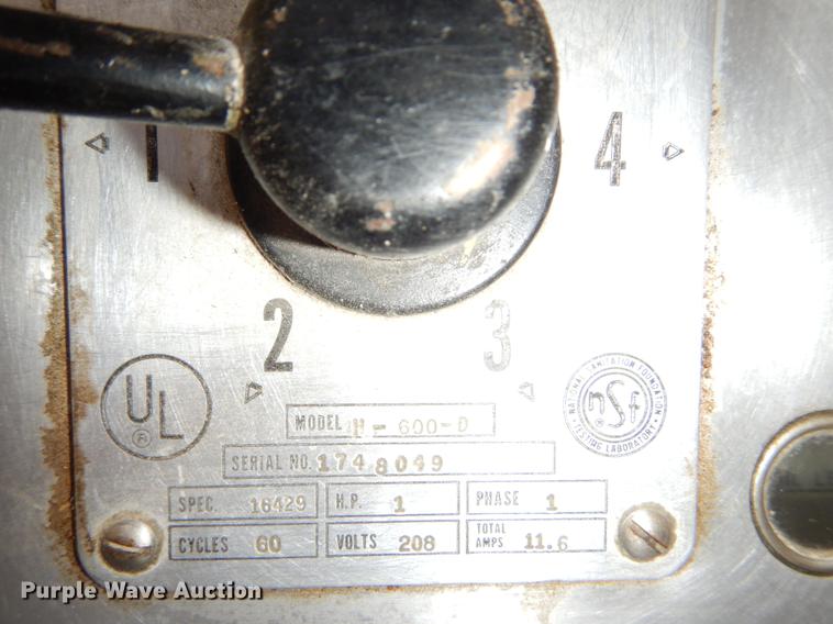 image for item DE1253 Hobart H600D mixer