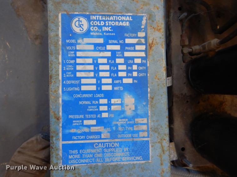 image for item DE1254 International cold storage compressor